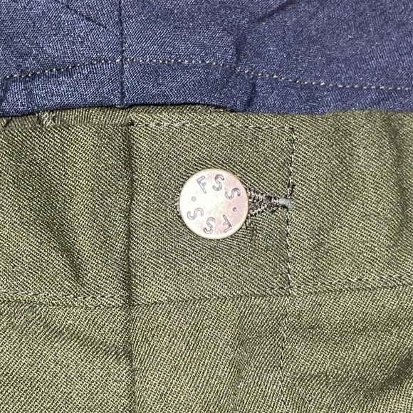 Vintage 90's FSS Pants Mens 40 x 30 Green Fire Fighting FR USFS Aramid USA Made - Picture 5 of 10